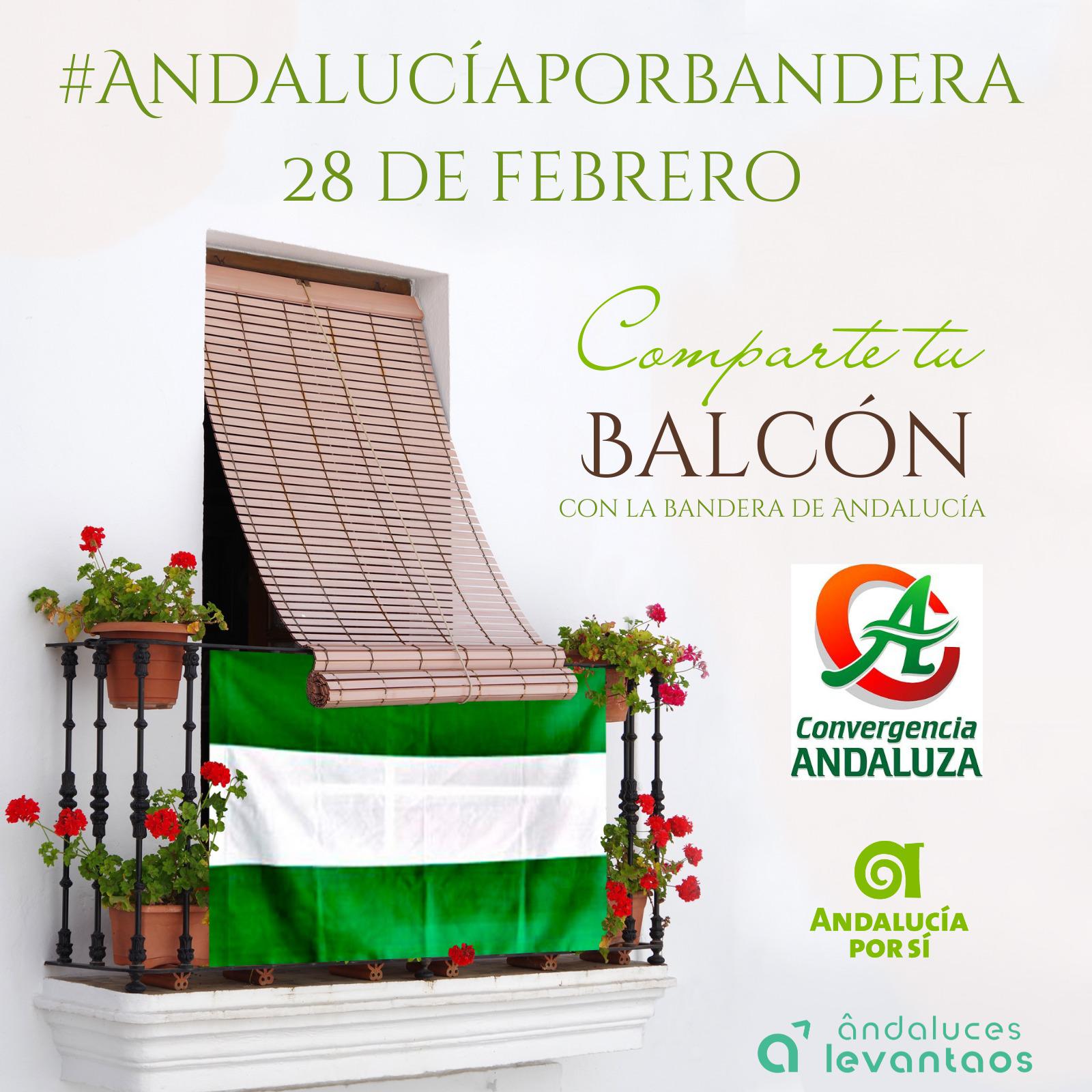 ANDALUCIA POR BANDERA, MENSAJE DE LOS ANDALUCISTAS PARA EL 28 DE FEBRERO.