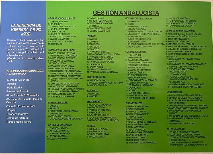 PARA CA EL PP PRESENTA UNA LISTA UNICA POR MIEDO A VOLVER A PERDER LAS ELECCIONES.