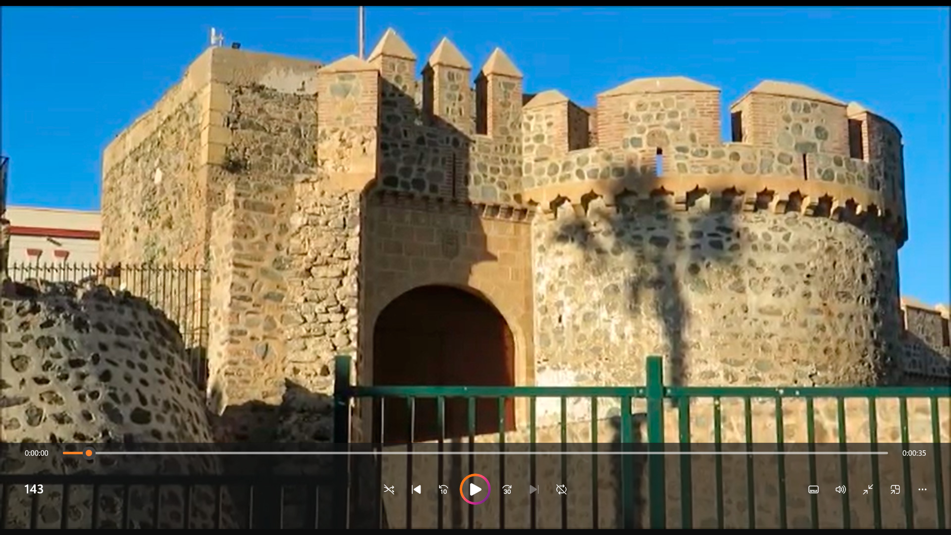 Los andalucistas terminaremos las obras del foso del Castillo, 12 aos paralizadas, indica CA. 
